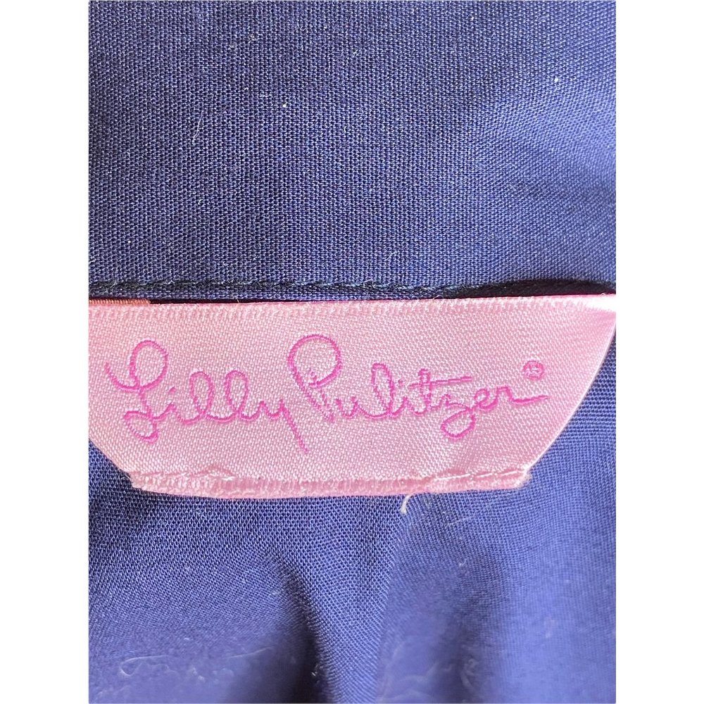 Lilly Pulitzer Navy Shirt Dress - Picture 16 of 16